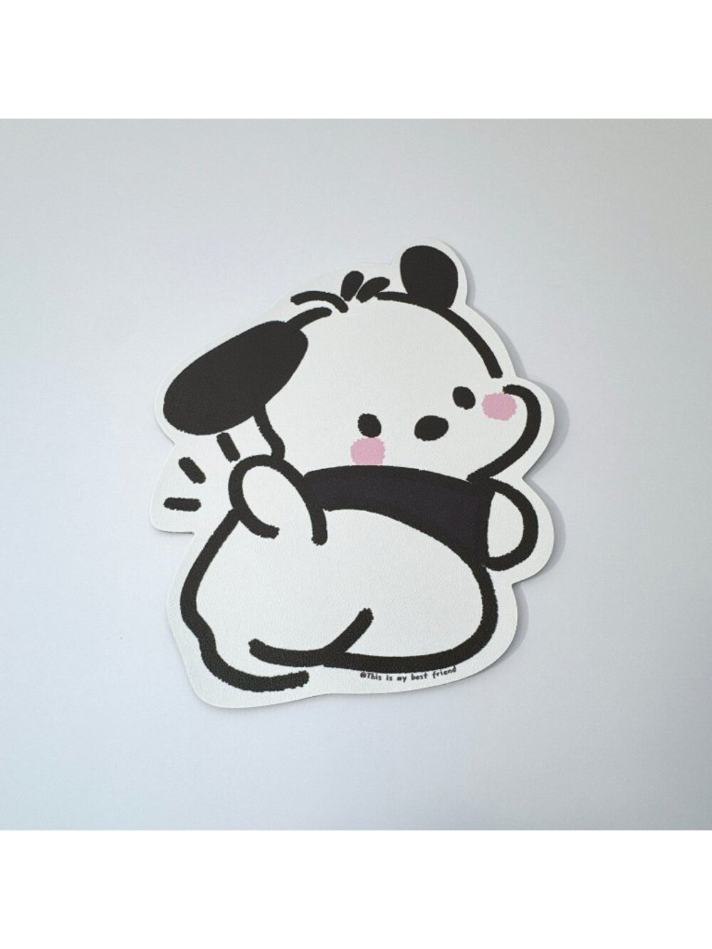 Cute Pochacco Mouse Pad Kawaii Desk Mat Non Slip Soft Laptop Pad